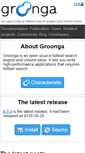 Mobile Screenshot of groonga.org